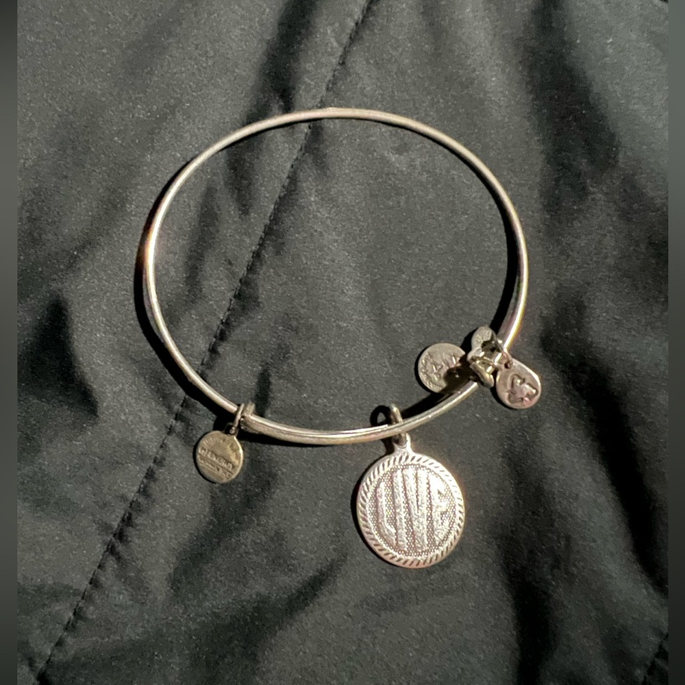 Alex and Ani “Live” 2011 Silver Bracelet